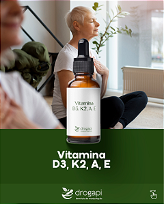 Vitamina D3, K2, A, E