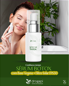Sérum Botox com Base Vegana + Filtro Solar FPS30