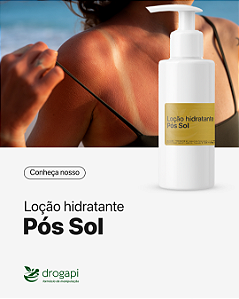 Loção hidratante Pós Sol