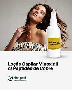 Loção Capilar Minoxidil c/ Peptídeo de Cobre