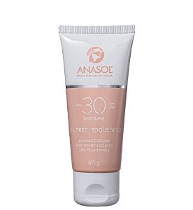 Anasol Protetor Solar Facial FPS30 - Base Clara - 60 g