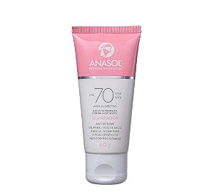 Anasol Protetor Solar Facial FPS 70 Clareador - 60g