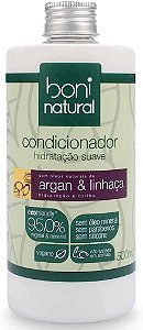 Condicionador Natural Hidratação Suave Argan & Linhaça 500ml – Boni Natural