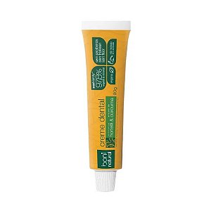Creme Dental de Cúrcuma e Hortelã Natural e Vegano 90g – Boni Natural