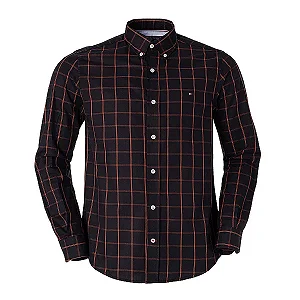 Camisa Tommy Hilfiger Masculina Xadrez