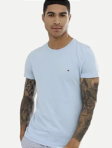 Camiseta Tommy Hilfiger cor azul clara