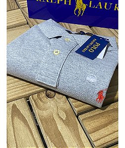 Camisa Polo Ralph Lauren Masculina Custom Fit Cor Mescla