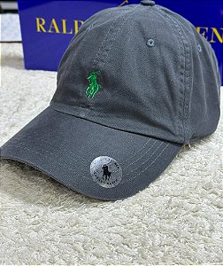 Boné Ralph Lauren Classic Cor Cinza escuro