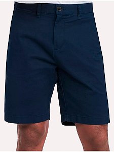 Bermuda Tommy Hilfiger Masculina de Sarja Stretch Azul Marinho