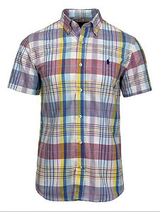 Camisa Ralph Lauren Oxford Manga Curta