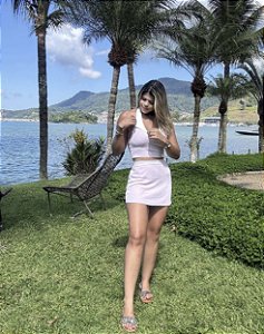 Conjunto de Short e Saia em Trickot Premium Malu