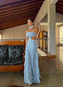 Vestido Longo em Tricot Premium Ibiza