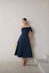 Vestido Midi Alfaiataria Viena