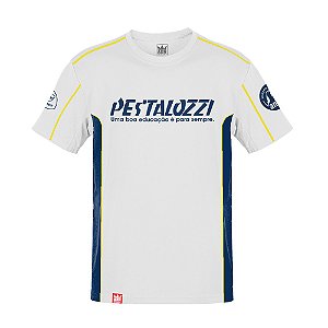 Camiseta Intantil Colégio Pestalozzi - Branca