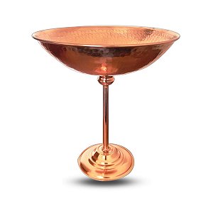 Fruteira Alta De Cobre Puro G