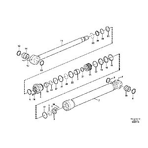 14589156 - Reparo do Cilindro da Caçamba - EC135, EC140, EC210, EC240, EC290, EW145