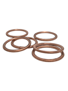 13947628 - Anel de Cobre do Cabeçote - EC140, EC210, EC220, EC240, EC250, EC350, EC360, EC380, EC460, EC480, G940, G946, G960, G990, L110, L120, L150, L180, L50, L60, L70, L90