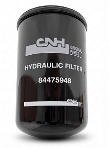 84475948 - Filtro de Óleo Hidráulico - CASE 580L 580M 580N, VOLVO BL60, NEW HOLLAND LB90 / LB110 / B90B / B95B / B110B