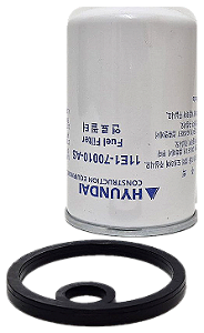 11E1-70010 - Filtro de Combustível - R130W3, R170W3, R180W3, R200W3, R255W3, R130LC3, R180LC3, R200LC3, R210LC3, R250LC3, R320LC3, R360LC3, R450LC3, R140W7, R140W7A, R170W7, R170W7A, R180LC7, R210LC7, R210NLC7, R250LC7, R290LC7, R290LC7A, R300LC7...