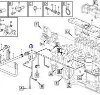Chicote do motor da Escavadeira VOLVO, EC140BLC, EC140LCM, SDLG LG6150E - 21547101, 20760192, 0421-4707, 4110000988047