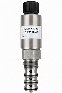 15047622 Válvula Solenoide da Pá carregadeira Volvo, Modelo L90F - Bomba Hidráulica p/n 11411964