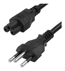 Cabo De Força Energia Para Fonte Notebook Tripolar Padrão Br