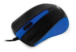 Mouse Óptico C3tech 1000dpi Ms-20bl - Preto/azul