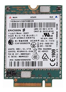 Placa 3g Lenovo N5321 Thinkpad T540 X240s X230s T440