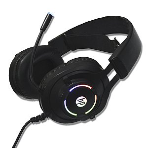 Headset Gamer RGB HP H360 Com Microfone