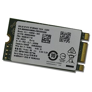 SSD NVME PCIE GEN 3 256GB Tamanho 2242 CL1-4D256