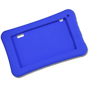 Capa Infantil De Silicone Para Tablet Philco PH70BR Azul 7"