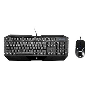 KIT TECL+MOUSE USB GAMING MEMB GK1000 PTO HP