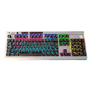 Teclado Hp Mecânico Gk520s Gamer Rgb Usb Abnt2 Anti-ghosting