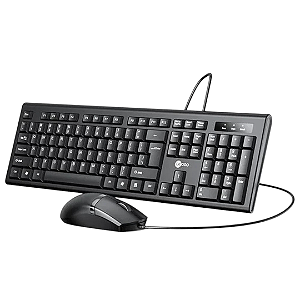 Kit Teclado E Mouse Usb Lecoo Cm102 Preto.