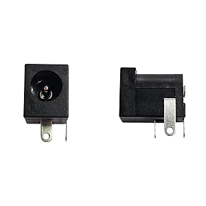 Kit Com 10 Conectores DC Jack P4 Fêmea DC-005 PCI 2,1mm