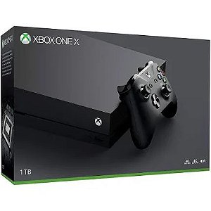 Xbox One X 1Tb- 1 Controle e 2 Jogos (Semi Novo)