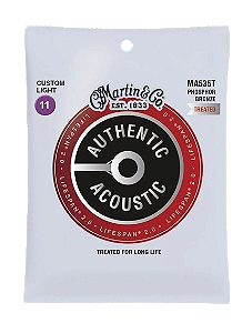Corda Para Violão Aço Authentic Acoustic Ma535t 011-052 Mart