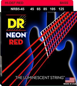 Encordoamento Contra Baixo 5 Cordas Dr Strings Red