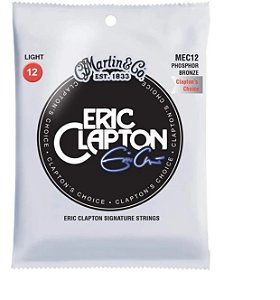 Cordas Violão Aço Martin Eric Clapton Mec12 Phosphor 012