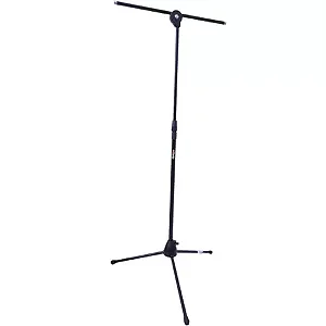 Pedestal Para Microfone Saty Smg20 Preto Modelo Girafa