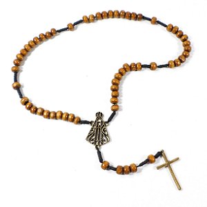 Terço Nossa Senhora Aparecida Madeira