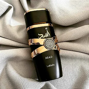 Perfume Árabe Lattafa Asad Black 100ml – Poder, Intensidade e Sofisticação