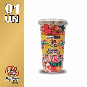 Pipoca Doce Pote Pequeno Colorida 30g 1 un