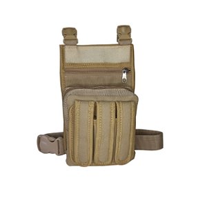 Bornal Tatico Bolsa de Perna Militar Coyote Tan