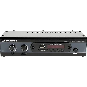 Amplificador Óptico Hayonik Compact 400 OD 40W RMS Com Bluetooth