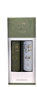 Azeite de Oliva Costa Doce - Caixa de Presente 2 garrafas de 500ml.