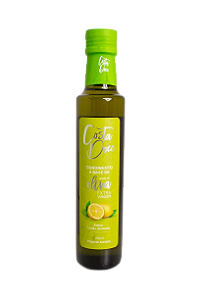 Azeite de Oliva Condimentado Costa Doce - Sabor Limão Siciliano 250ml.