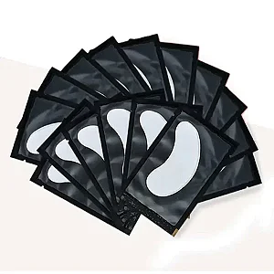 50 Pares Protetor De Pálpebras Pad Gel Alongamento De Cílios