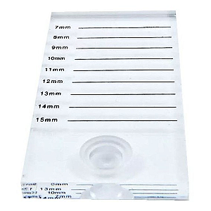 Suporte Para Cílio E Cola Placa C Marcação Acrílica Ou Vidro