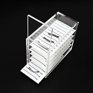 Caixa Box Porta Cílios de Acrílico